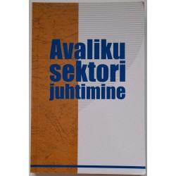 Avaliku sektori juhtimine -...
