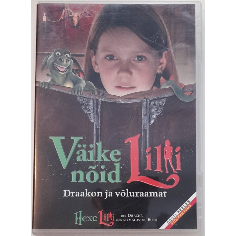 DVD "Väike nõid Lilli: Draakon ja võluraamat" (EE/RU/EN)