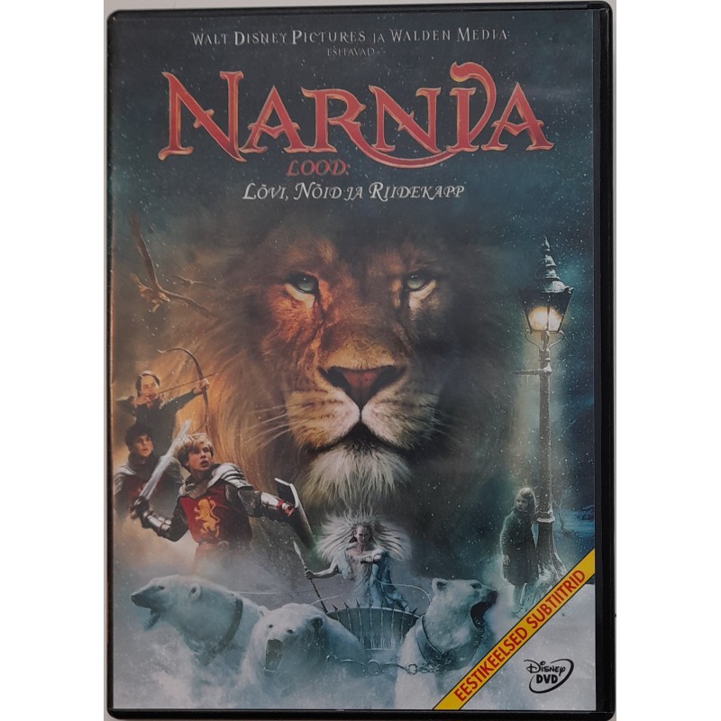 "Narnia lood: Lõvi, nõid ja riidekapp" DVD