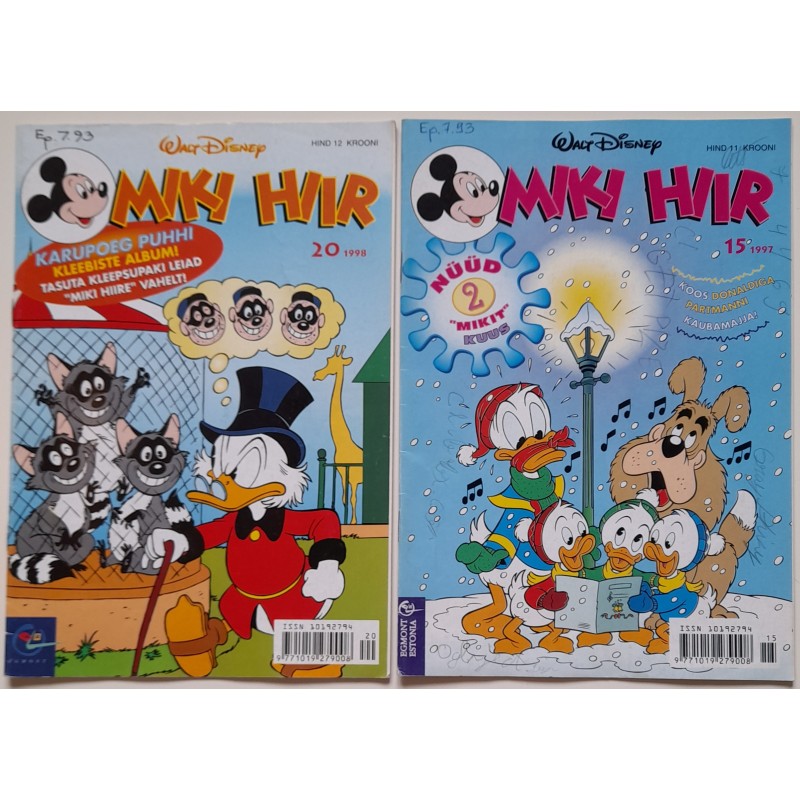Miki Hiir - 1998 Nr 20 / 1997 Nr 15