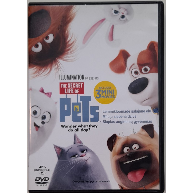 DVD "Lemmikloomade salajane elu"