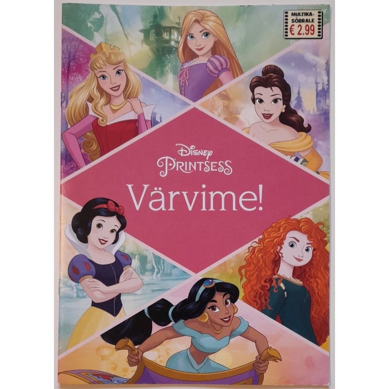 Disney Printsess. Värvime! (Värvimisraamat)