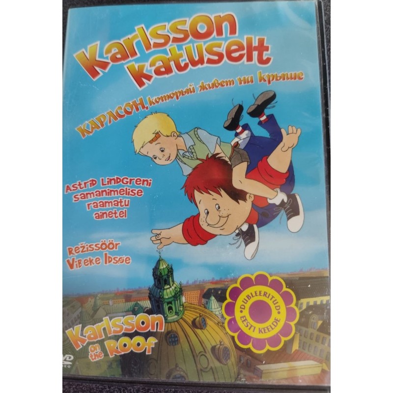 Multifilm "Karlsson katuselt" DVD (Eestikeelne dublaaž)