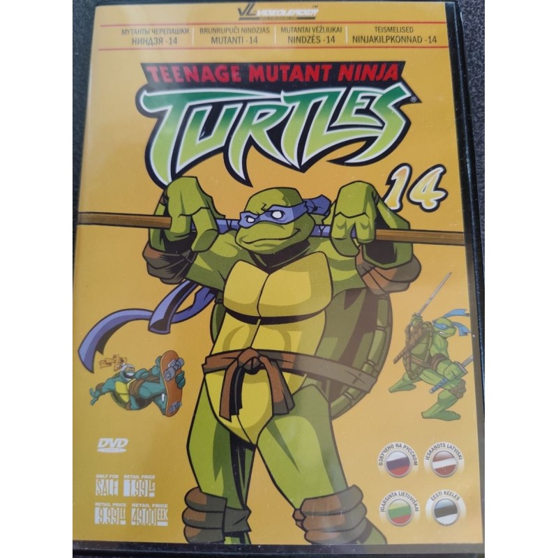 DVD: Teismelised Ninjakilpkonnad 14 (TMNT 2007) Eesti heliga