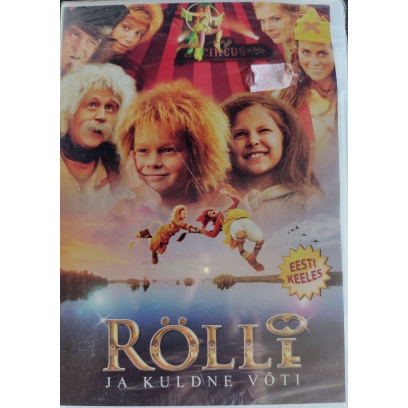 DVD lastefilm "Rölli ja kuldne võti" (Eesti keeles)