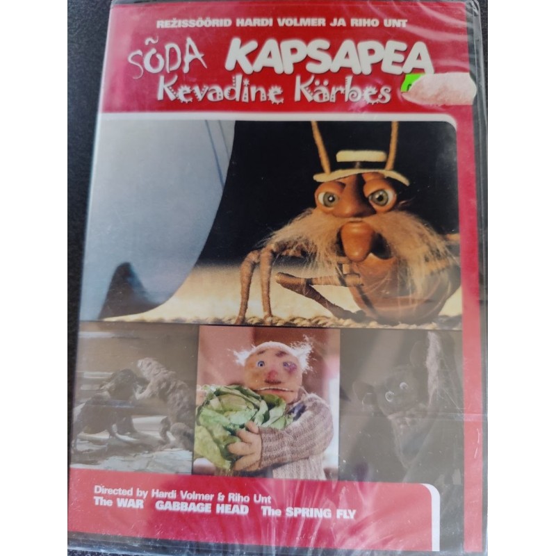 DVD: Sõda Kapsapea Kevadine kärbes - Hardi Volmer & Riho Unt