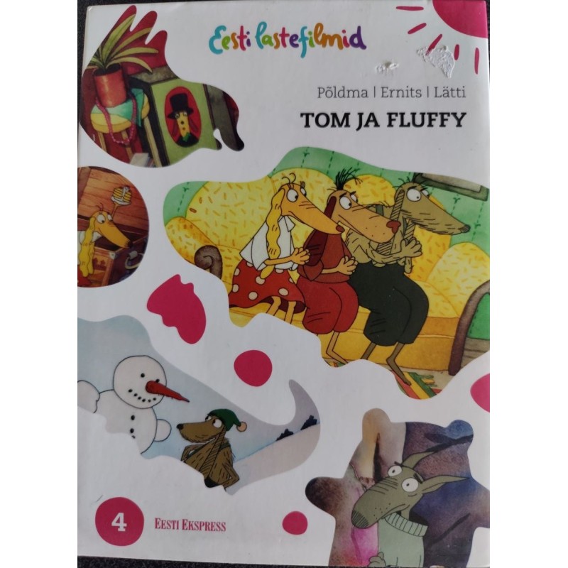 DVD Tom ja Fluffy (Eesti lastefilmid nr 4) Heas korras!
