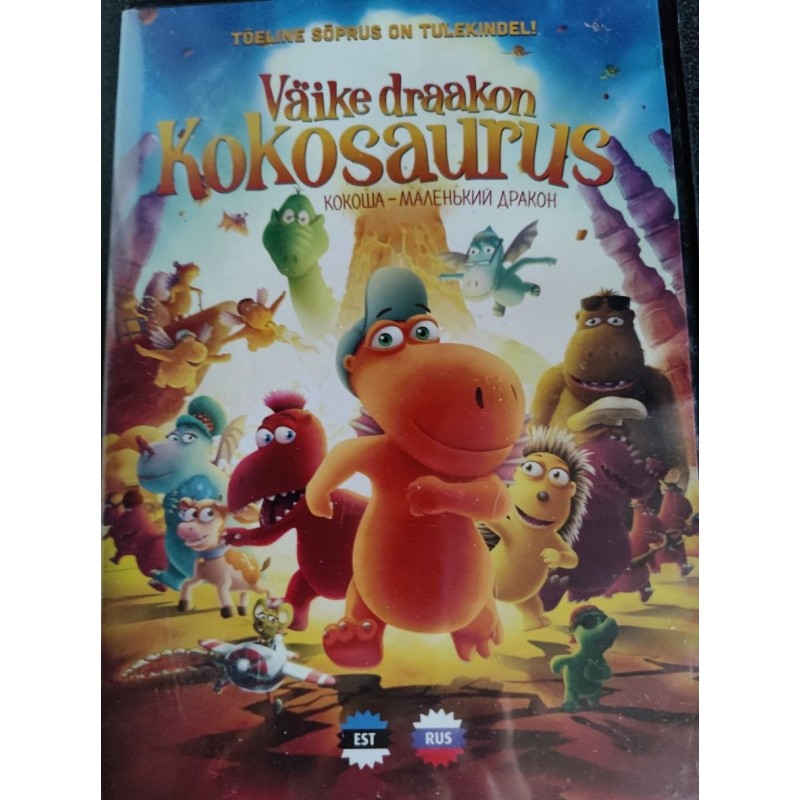 DVD "Väike draakon Kokosaurus" (Eesti / Vene k)