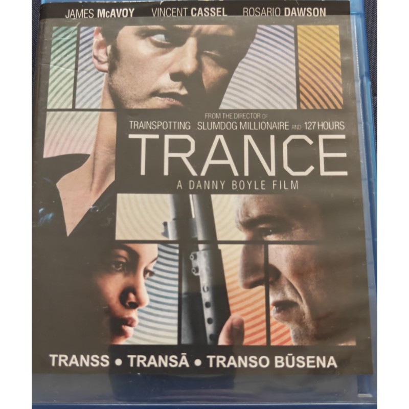 Blu-ray film: TRANCE (James McAvoy, Danny Boyle)