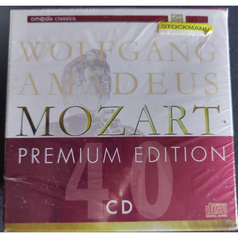 Mozart Premium Edition 40 CD komplekt (UUS / Kilega)