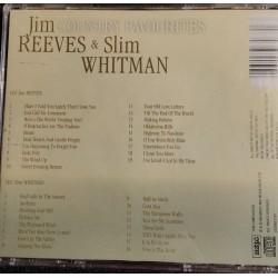 CD Jim Reeves & Slim Whitman - Country Favourites