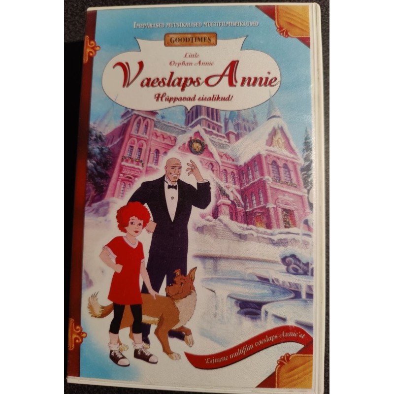 VHS multifilm Vaeslaps Annie - Hüppavad sisalikud!