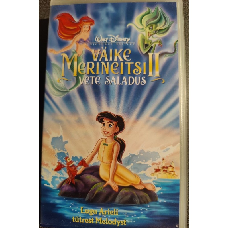 VHS "Väike merineitsi II: Vete saladus" (Disney)