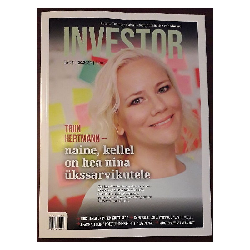 Investor Toomase ajakiri nr 15/09.2022
