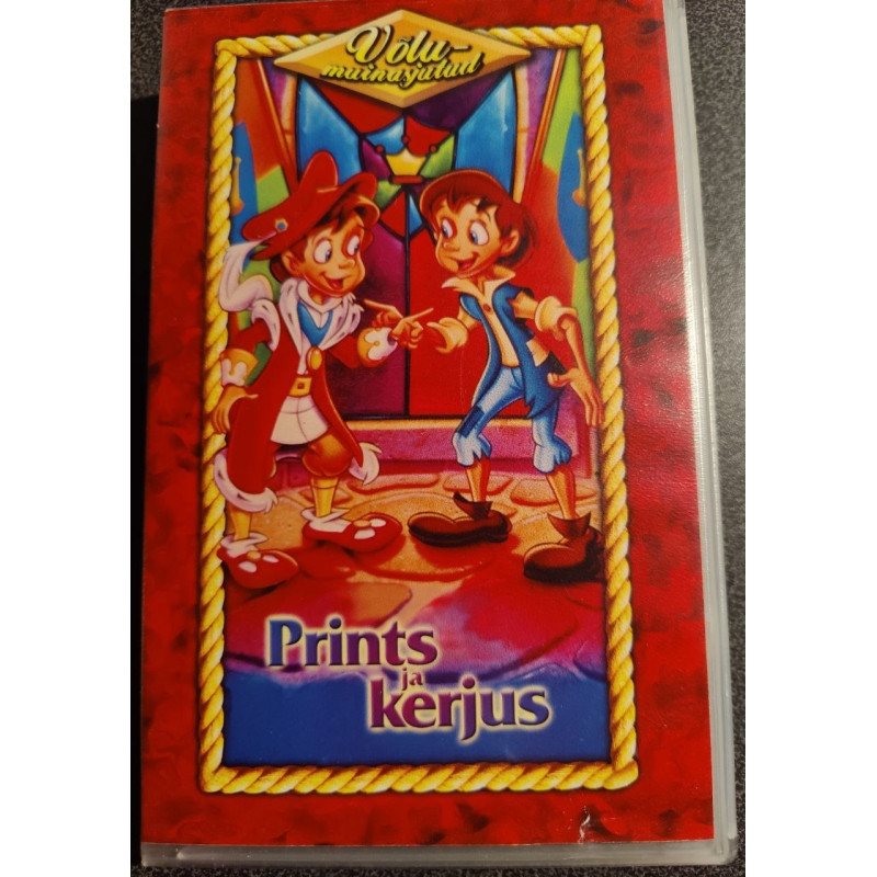 VHS multifilm "Prints ja kerjus" (eesti keeles)
