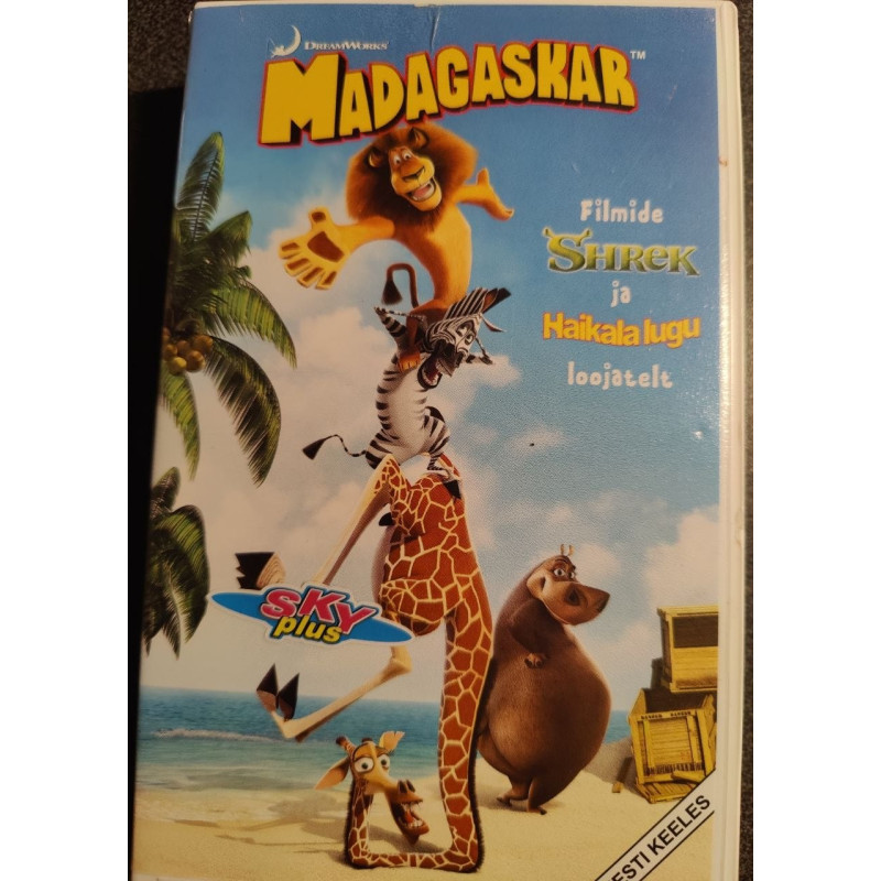 VHS "Madagaskar" (eesti keeles, animafilm)