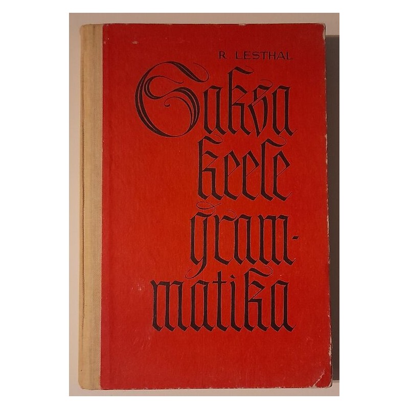 Saksa keele grammatika - Ralf Lesthal