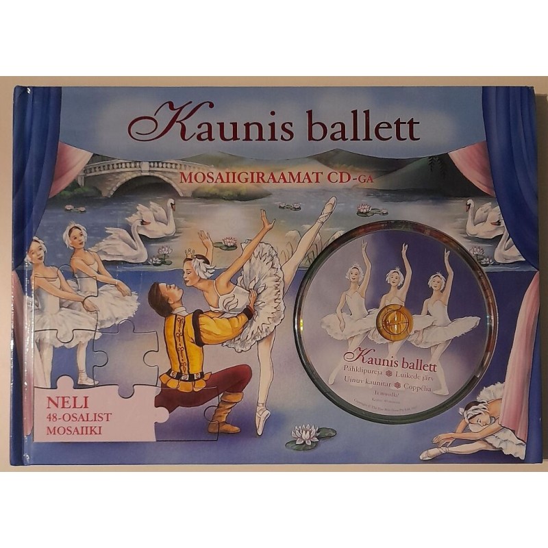 Kaunis ballett: mosaiigiraamat CD-ga