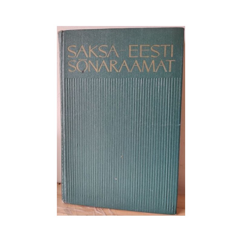 Saksa-eesti sõnaraamat