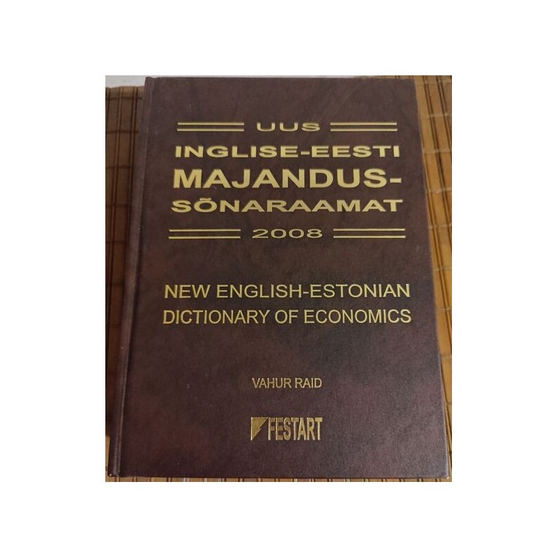 Inglise-eesti majandussõnaraamat 2008