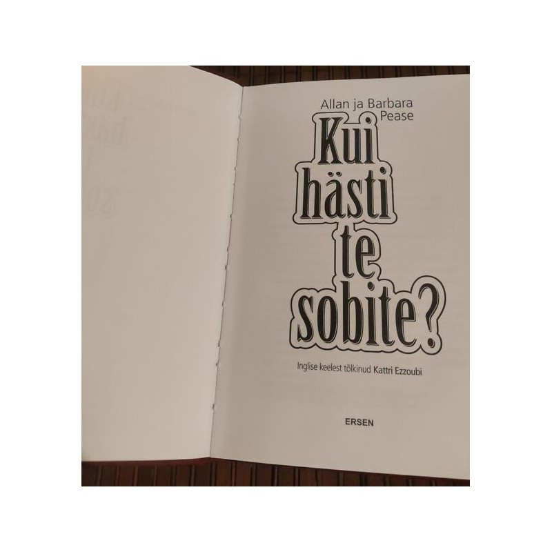 Kui hästi te sobite