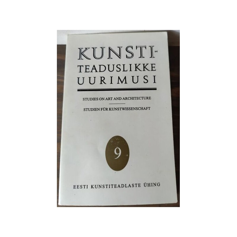 Kunstiteaduslikke uurimusi 9