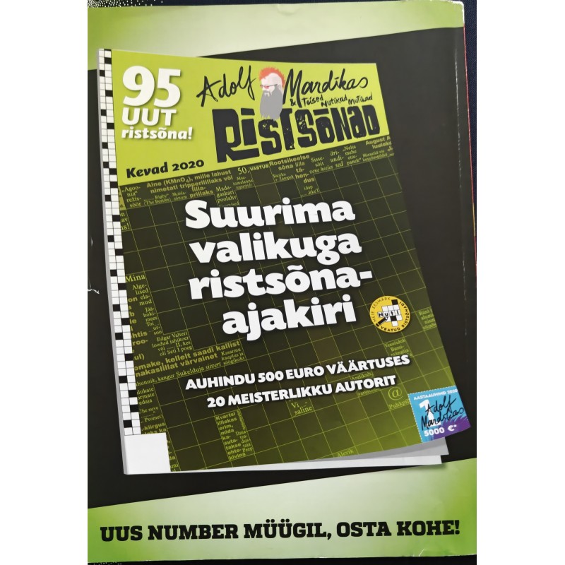 95 uut ristsõna! Kevad 2020